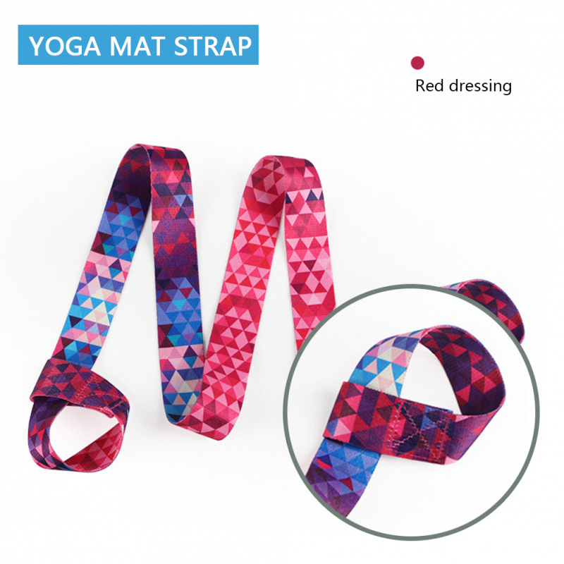 Yoga mat dây đeo đai điều chỉnh đôi vai thể thao mang dây đai tập thể dục kéo dài thiết bị thể dục thiết bị đàn hồi đai yoga nóng Color: YL