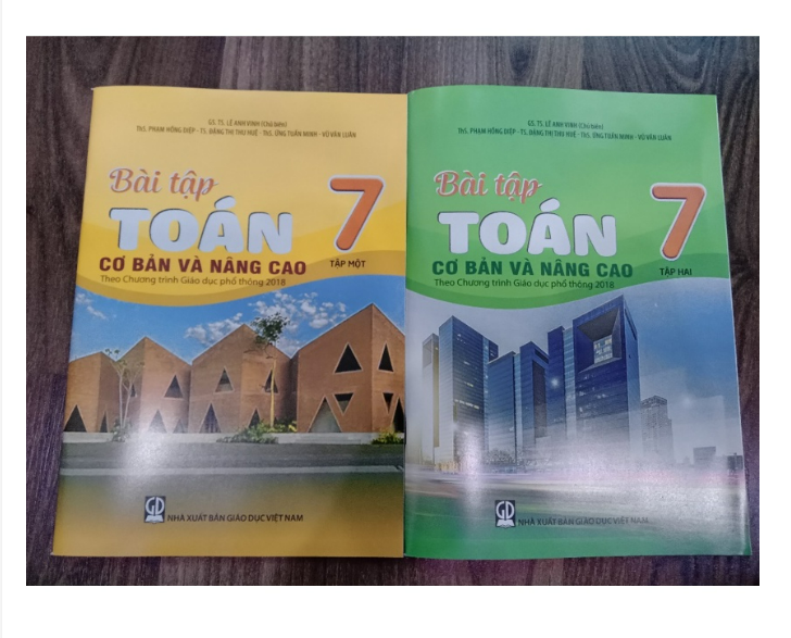 Sách - Bài tập Toán 7 - Tập 2 cơ bản và nâng cao
