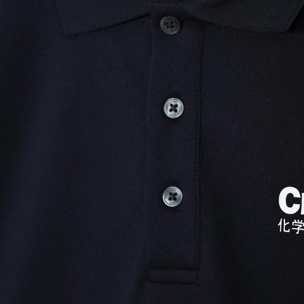 Áo Polo nam in chữ nổi CHEMICAL 2103015 chất cotton cao cấp, dày dặn, chuẩn form - CUONG STORE