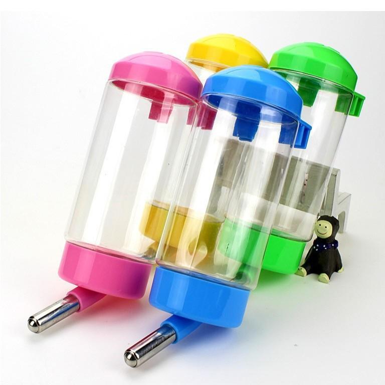 Bình nước treo chuồng 400ml - Bình bi gắn lồng cho chó mèo