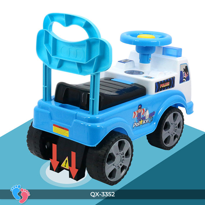 Xe chòi chân mô hình cảnh sát cho bé BABY PLAZA QX-3352
