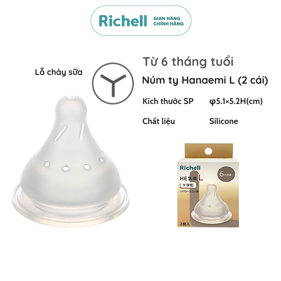 Bình sữa RICHELL Hanaemi Nhật Bản PPSU và Thủy tinh | Baby