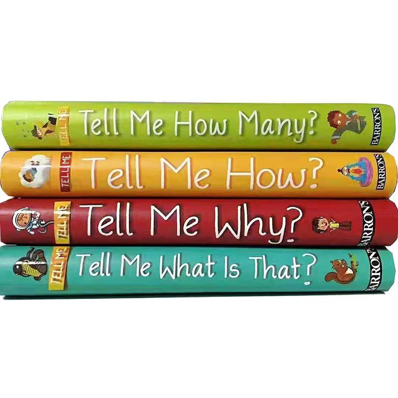 Barron's Tell Me Series - 4 Books + Stickers | Bản Nhập Khẩu