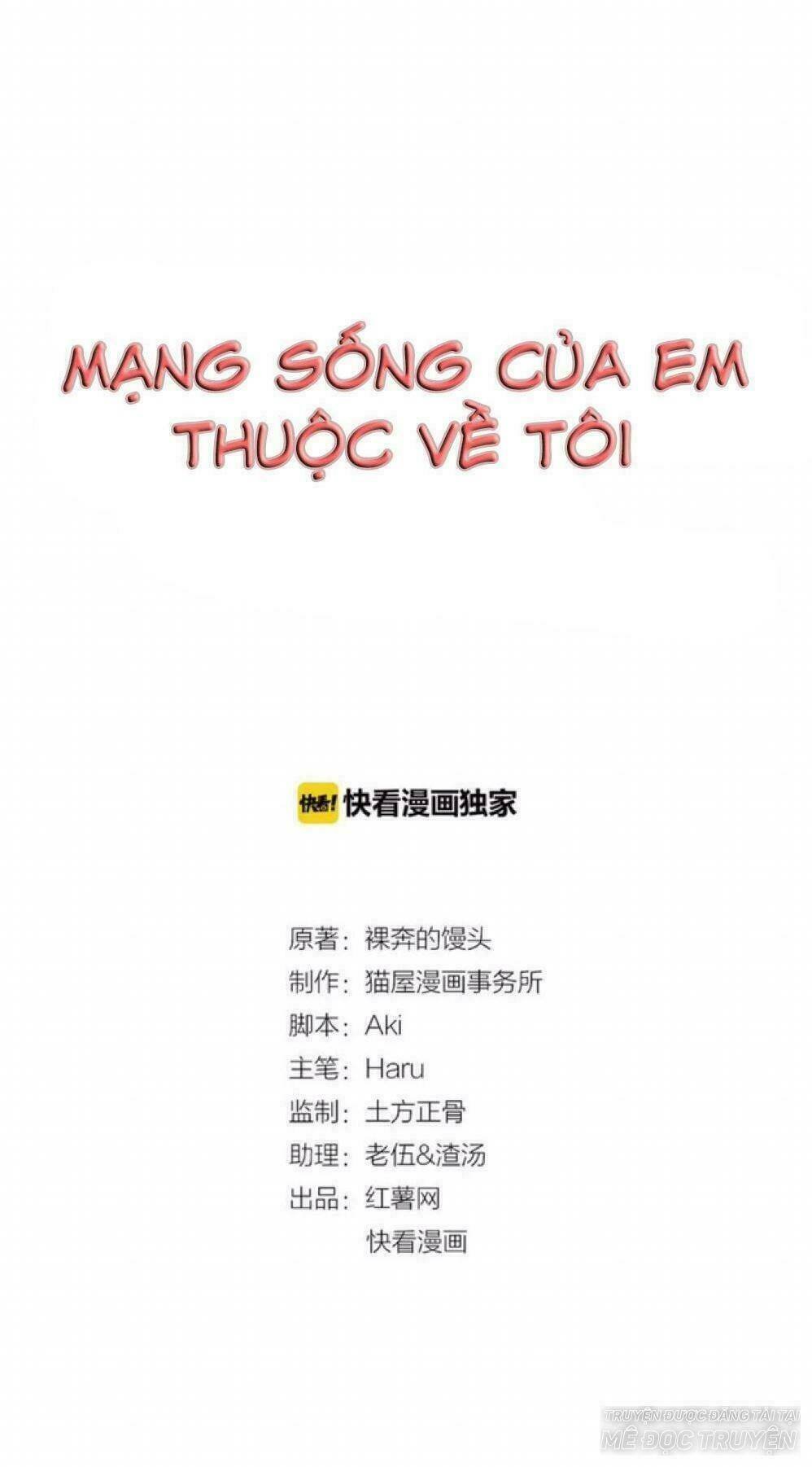 mạng sống của em thuộc về tôi chapter 9 1