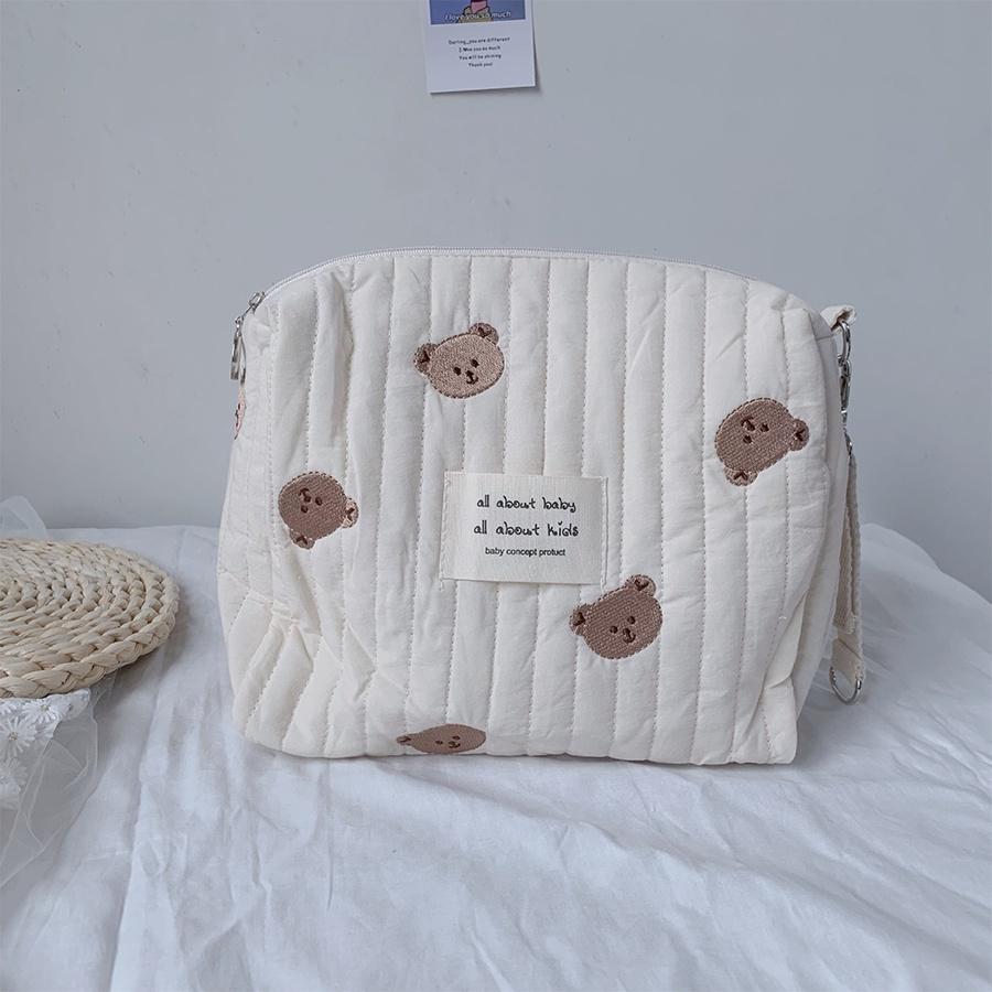 Túi Kéo Khóa Kèm Móc Treo Xe Đẩy Treo Cũi Cho Bé , Túi Đựng Bình Sữa Đa Năng Hãng Dot To Dot Xuất dư Có Móc Treo TXD