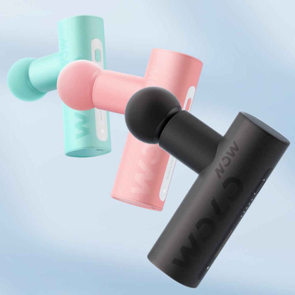 Súng Tập Thể Dục Thông Minh 5 Tốc Độ Mini Giúp Thư Giãn Cơ Bắp Giảm Đau Sâu 7.5mm