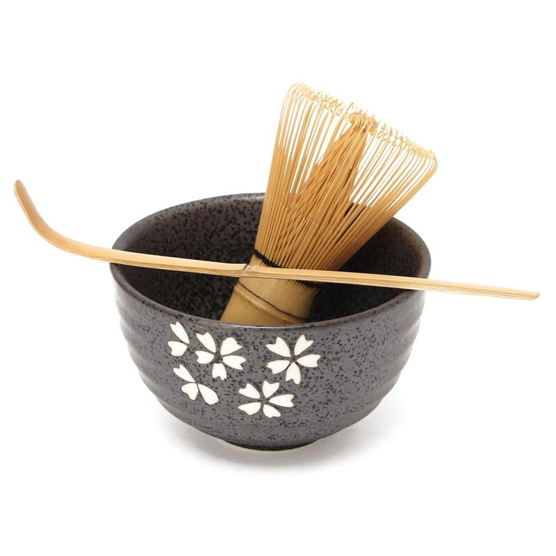 Lễ Trà Matcha Trà Gốm Bát Trà Tre Cạp Matcha Đánh Nhật Bản Teaware Trà Dụng Cụ 4 Phong Cách matcha Bát Bộ