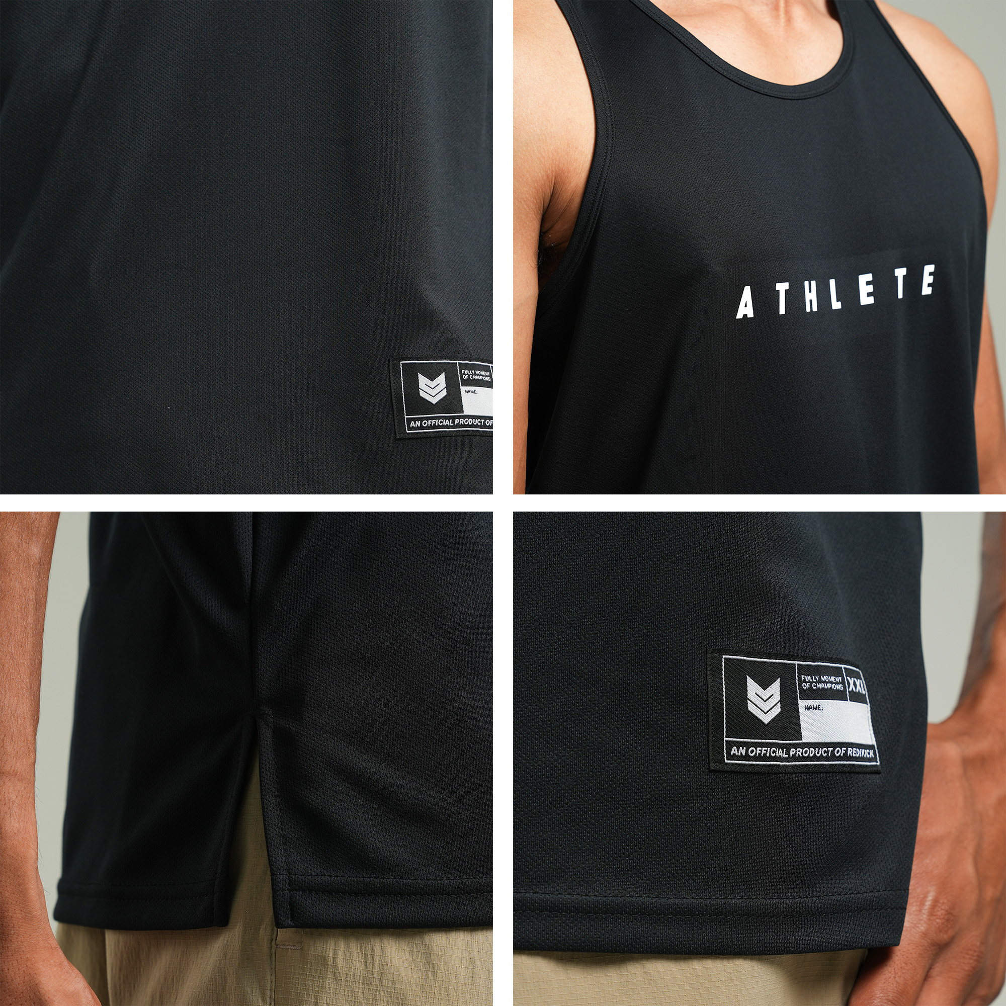 Áo ba lỗ thể thao Redikick Athletic Club Tank Top co giãn thoáng mát chơi Bóng rổ Bóng đá Tập Gym Bóng chuyền