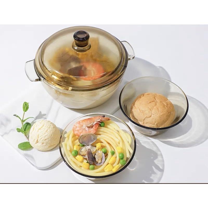 BỘ 5 MÓN NỒI & 4 BÁT THUỶ TINH CHỊU NHIỆT