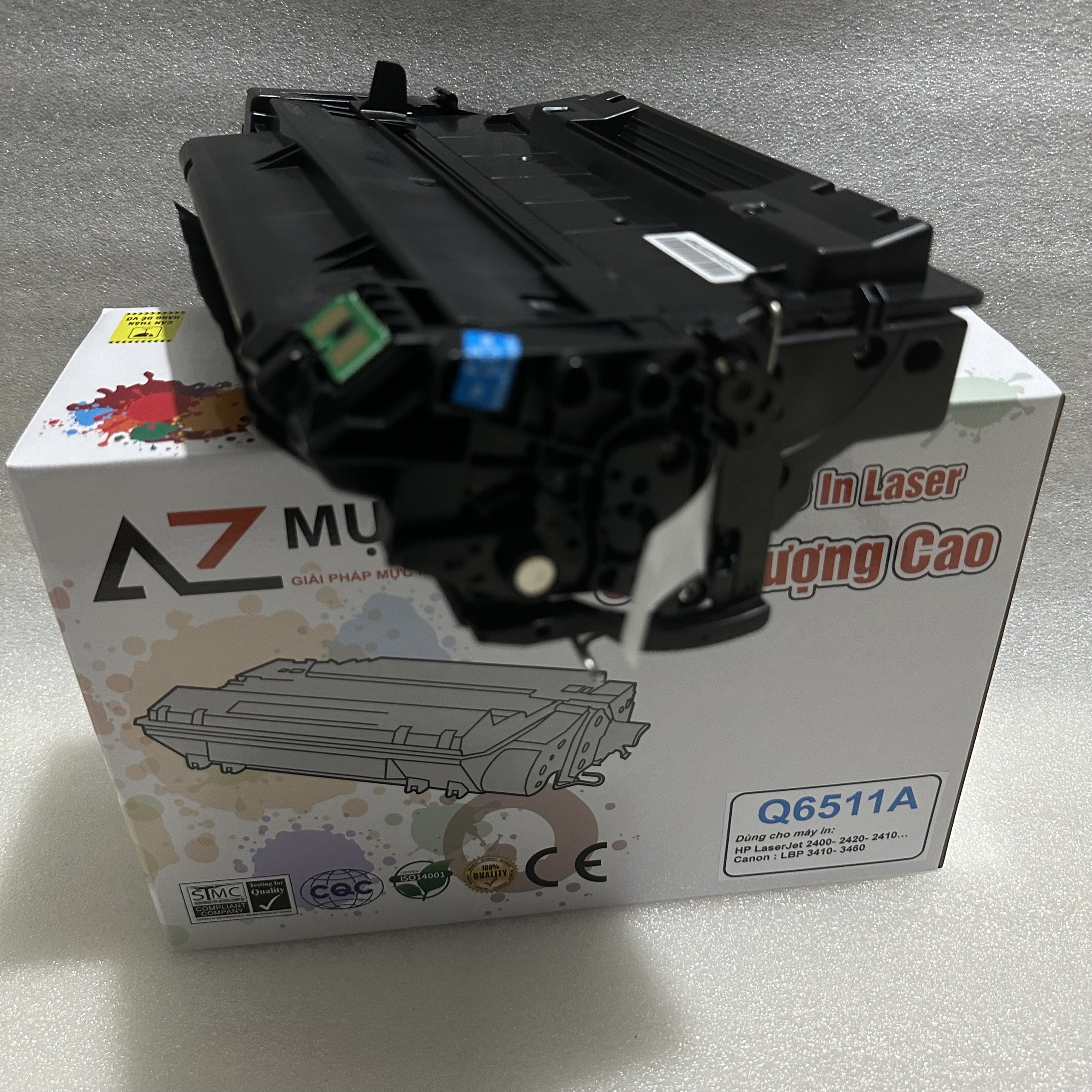 Hộp mực 11A (Q6511A) AZ dùng cho Máy in HP 2400 / 2410 / 2420 , Canon 3410 / 3460... 6K -  hàng chính hãng