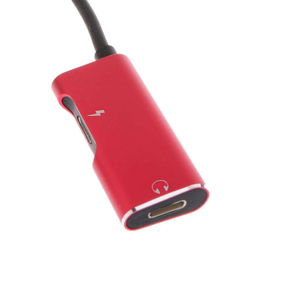 2 in 1 Audio Headphone Adapter Charging Cable for 7 7P 8 8P X