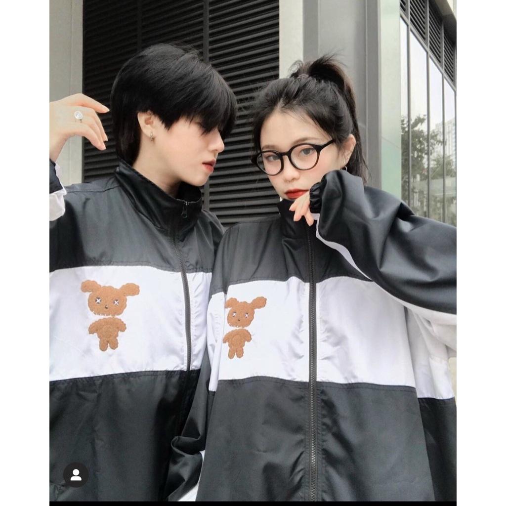 Áo Khoác Bomber Jackets Dù 2 Lớp LASTIC Form Rộng Nam Nữ Unisex Ulzzang KUN