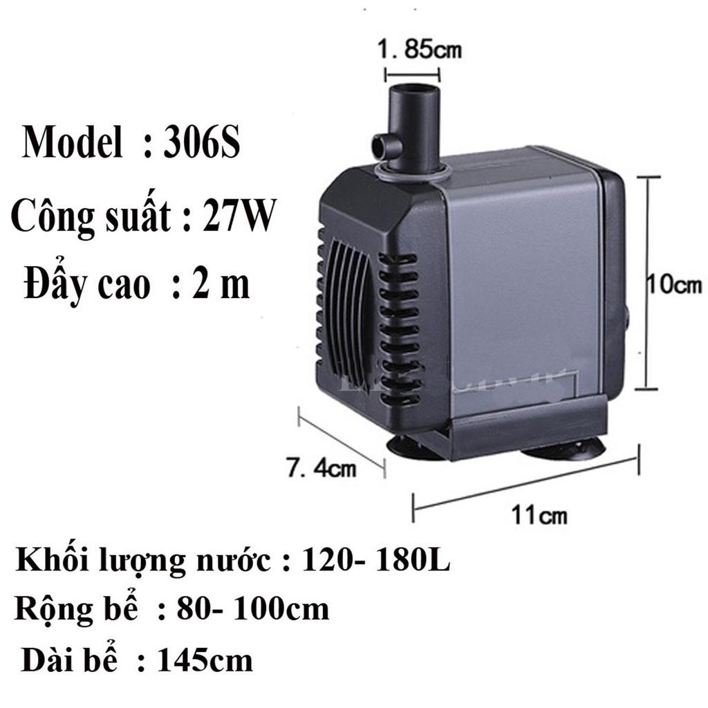 Máy bơm nước cho bể cá Atman AT306, Bộ Lọc Hồ Cá Koi, Máy Bơm Mini Cao Cấp