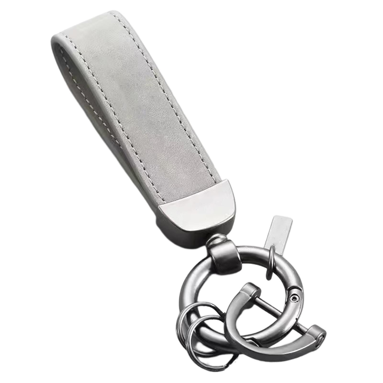 Car Key Chain Hanging Pendant Simple with D Wrist Strap Gift Key Clip Key Chain Strap for Purse Backpack