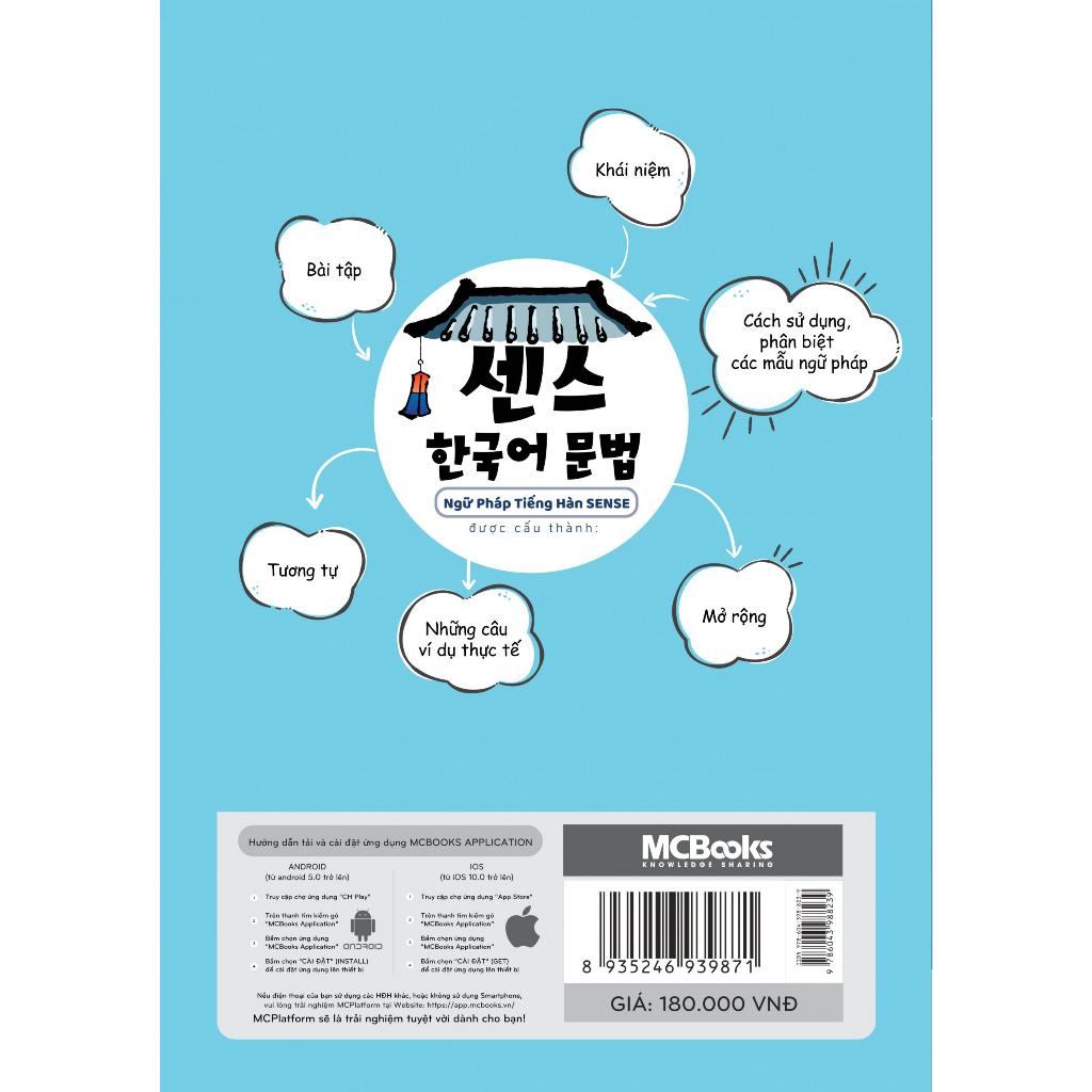 Ngữ pháp tiếng Hàn Sense  - Bản Quyền