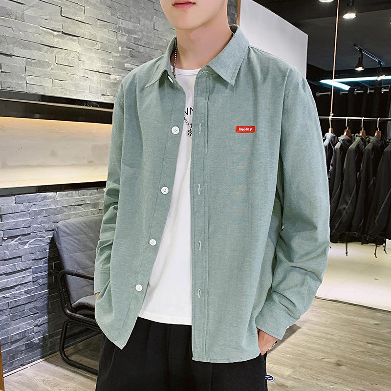 Men's Long Sleeve Shirt Oxford Rope Joker Youth Tooling Shirt
