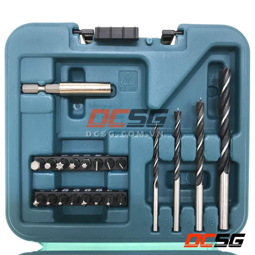 Bộ phụ kiện mũi khoan và vít 30 chi tiết Makita D-53702 | DCSG