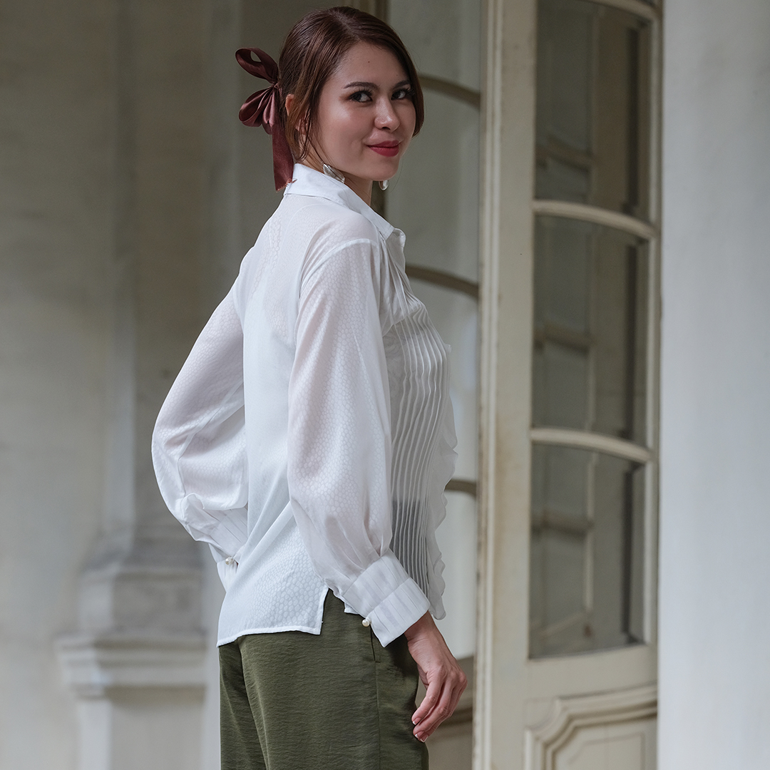Áo Sơ Mi Áo Kiểu Nữ Đẹp Thời trang thiết kế Hity TOP119