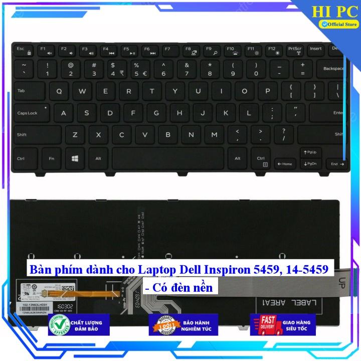 Bàn phím dành cho Laptop Dell Inspiron 5459, 14-5459 - Có đèn nền - Hàng Nhập Khẩu