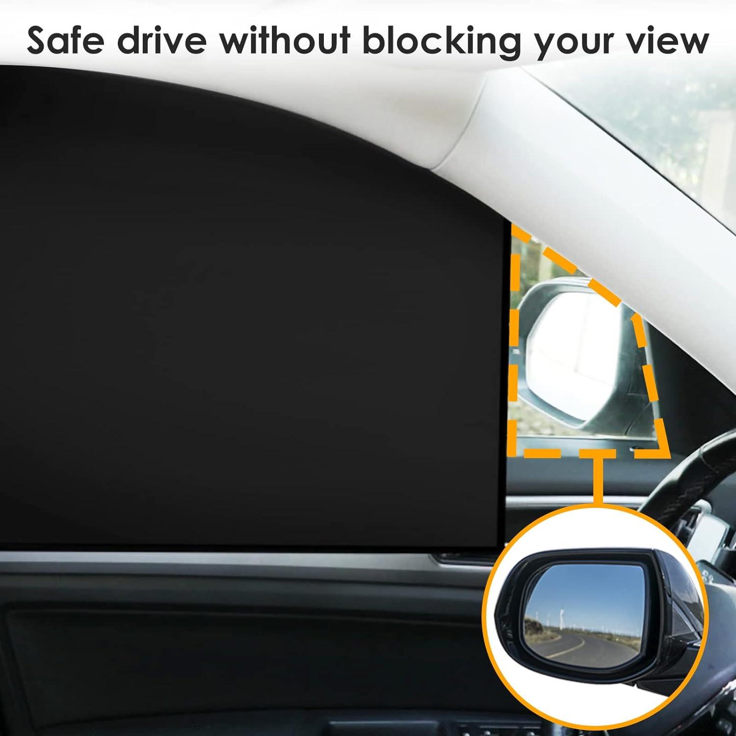 Xe 4 phòng đối mặt với xe hơi, rèm cửa xe, tấm che nắng từ tính cho cửa sổ bên xe