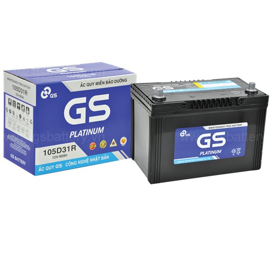 Ắc quy GS 105D31R MF 12V 90AH