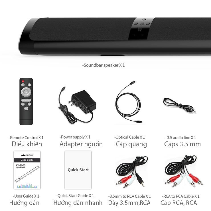 Loa soundbar KY3000