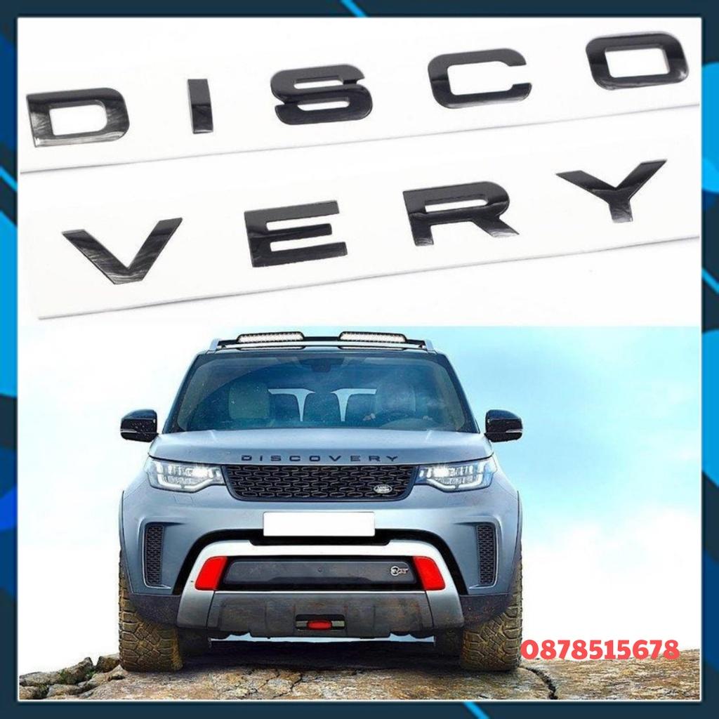Chữ DISCOVERY Nổi 3D Trang Trí Ô Tô, Chữ Nổi Dán Xe, Chữ Trang Trí Ô Tô – Có Sẵn Keo Dán 3M 3 Màu Lựa Chọn