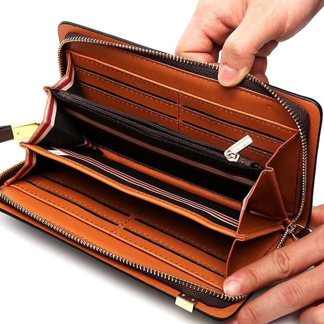 Ví da cầm tay phong cách Hàn Quốc