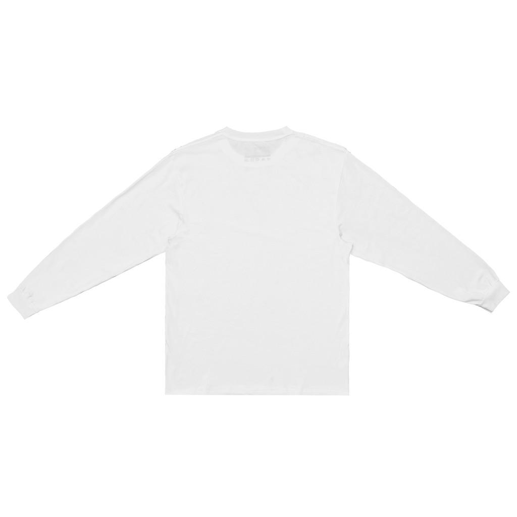  Áo Thun Trắng Tay Dài Logo Đen aka 5THEWAY 5TW/RTW LS TRADITIONAL FIT TEE in WHITE/BLACK