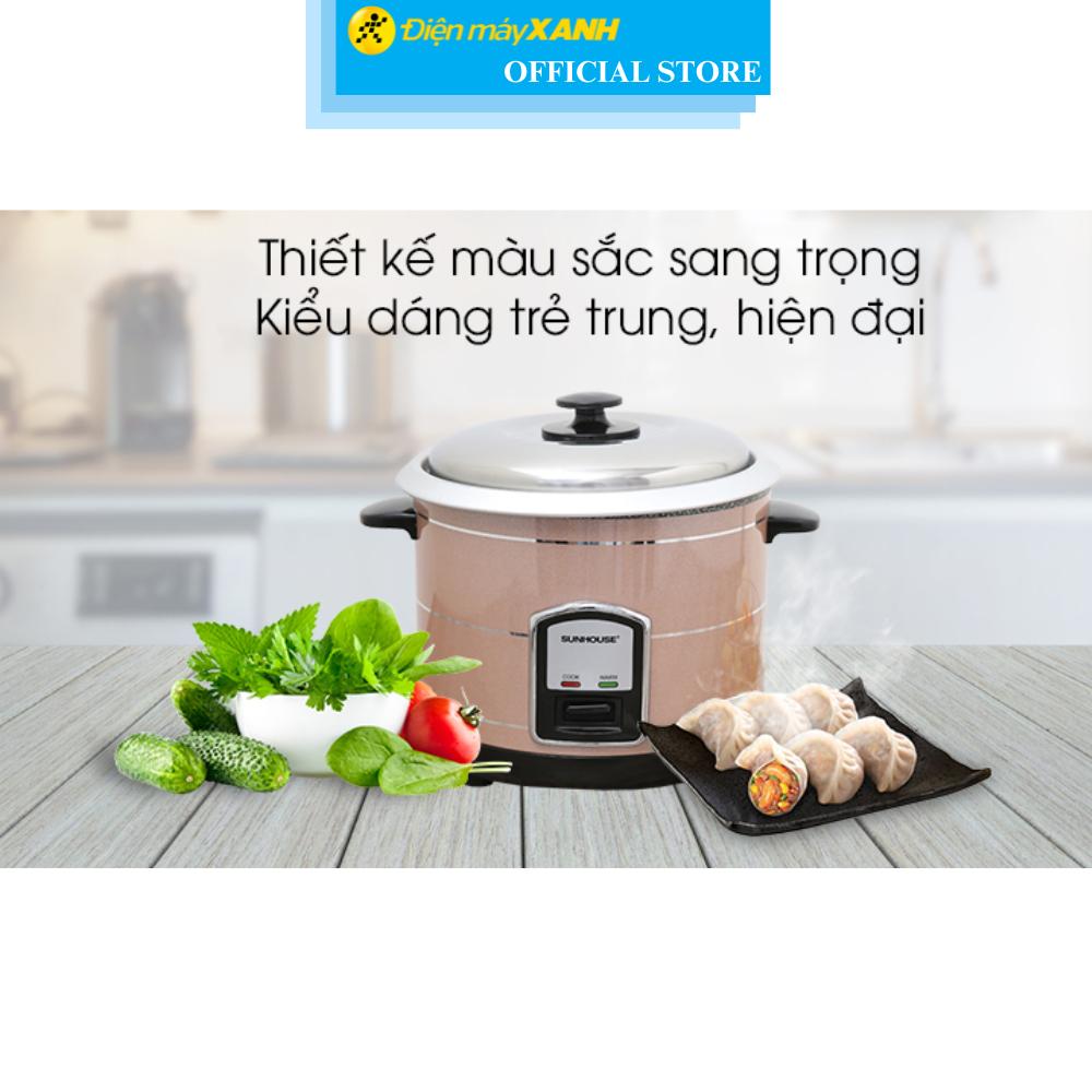 Nồi cơm nắp rời Sunhouse 1.2 lít SHD8105 - Hàng Chính Hãng