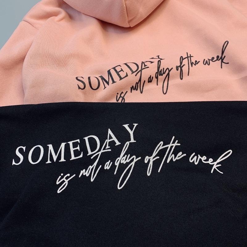 AKNỉ Sunday_Áo Khoác Bomber Nỉ Bông Ngoại Nhập Không Xù Lông_Nón May 2 Lớp Rộng Rãi_Tay Cánh Dơi Phồng_Áo Khoác Unisex