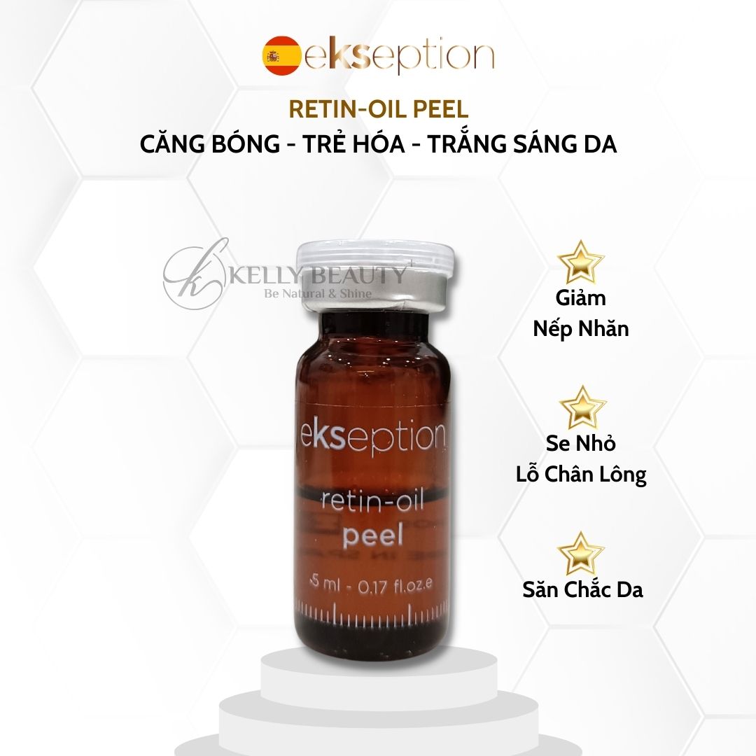 Ekseption Retin-Oil Peel - Trẻ Hóa Làn Da, Giảm Nếp Nhăn; Căng Mịn và Đều Màu Da - Retinol 4% + BHA 2% - Kelly Beauty