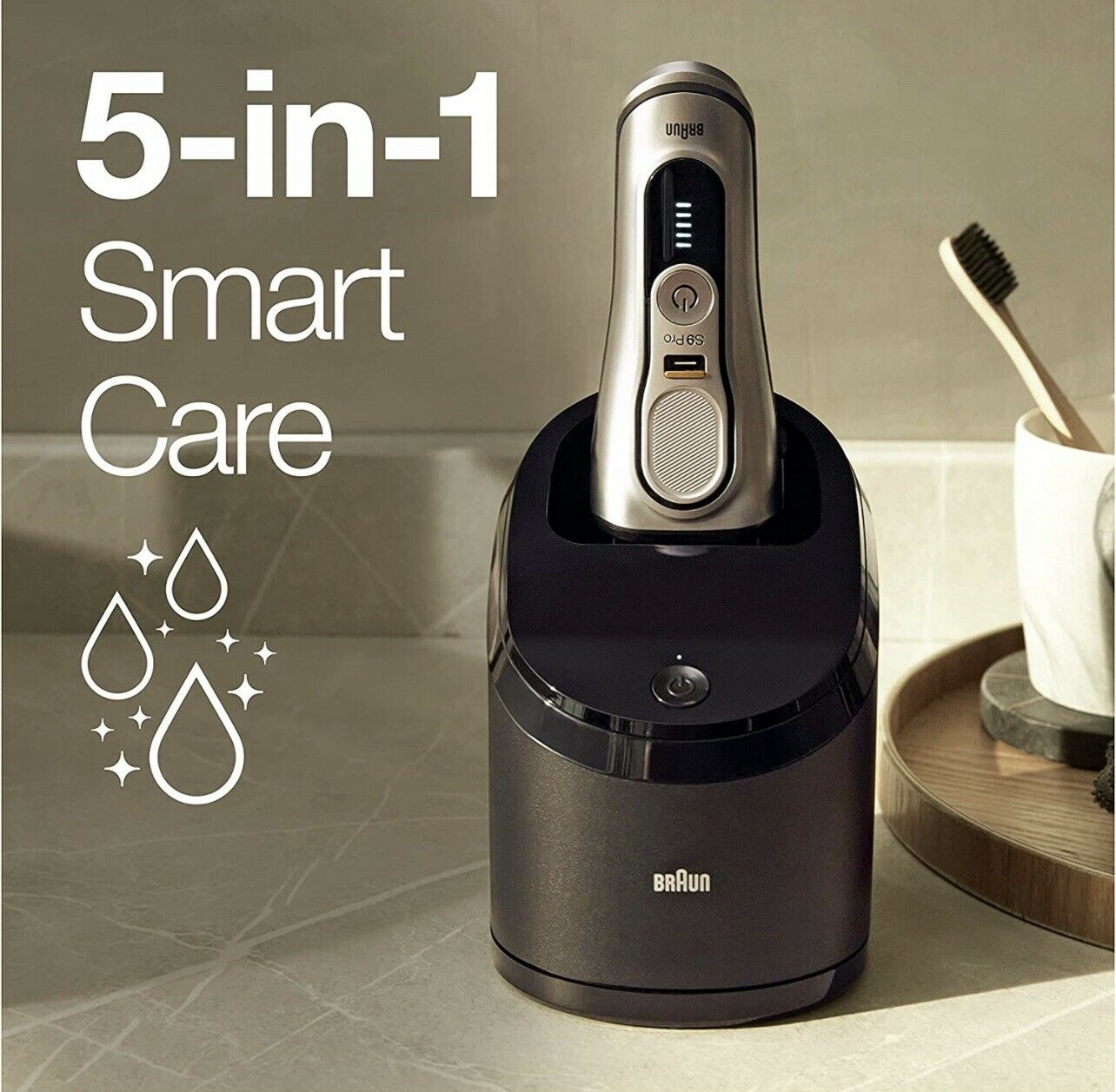 Máy cạo râu cao cấp Braun Series 9 Pro 9477cc - Made In Germany