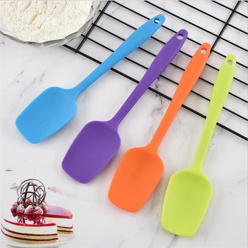 Phới Trộn Bột Spatula Silicone Chịu Nhiệt, Đúc Liền Dùng Để Đánh Bột,Trộn Bột, Vét Kem 28cm