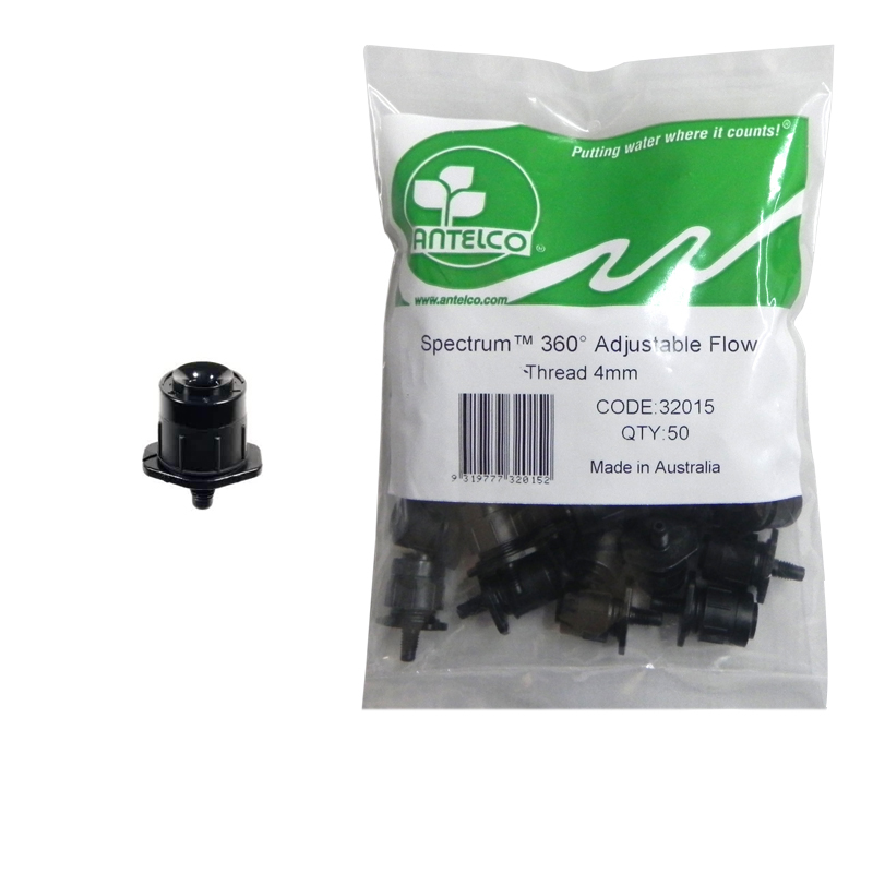 Bộ 50 Béc tưới cây Spectrum thread 4mm. Xuất xứ: Australia
