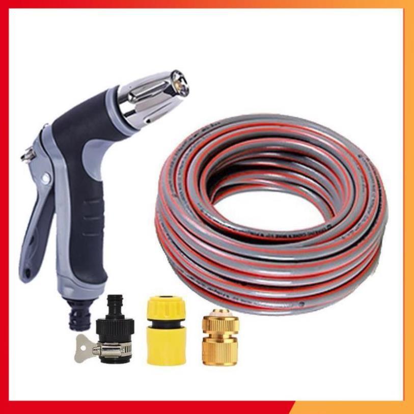 Bộ dây và vòi xịt rửa xe tưới cây tăng áp 3-5M 206817