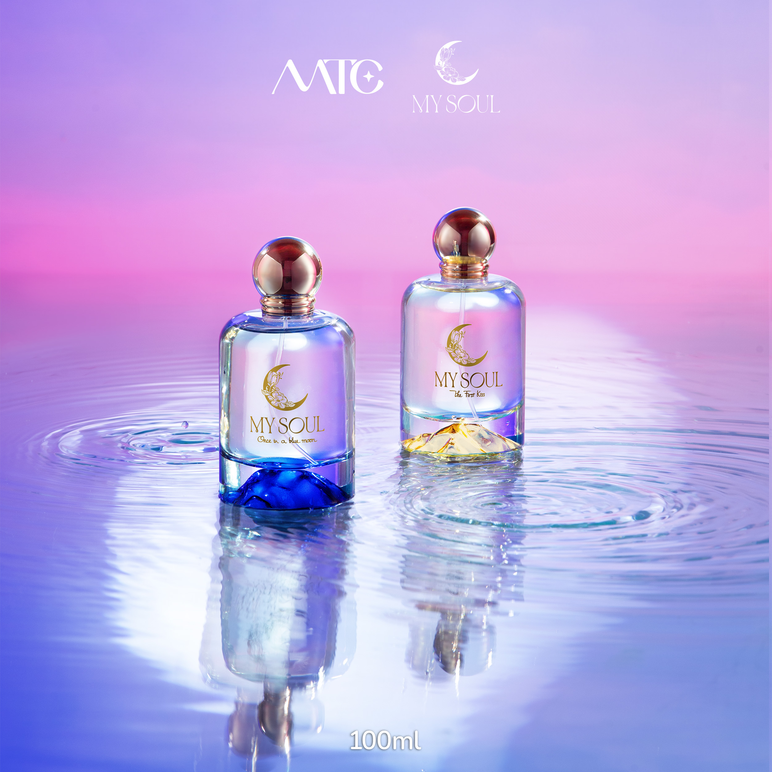 Nước Hoa My Soul - Combo No.01 The First Kiss &amp; No.02 Once In A Blue Moon - 100ml