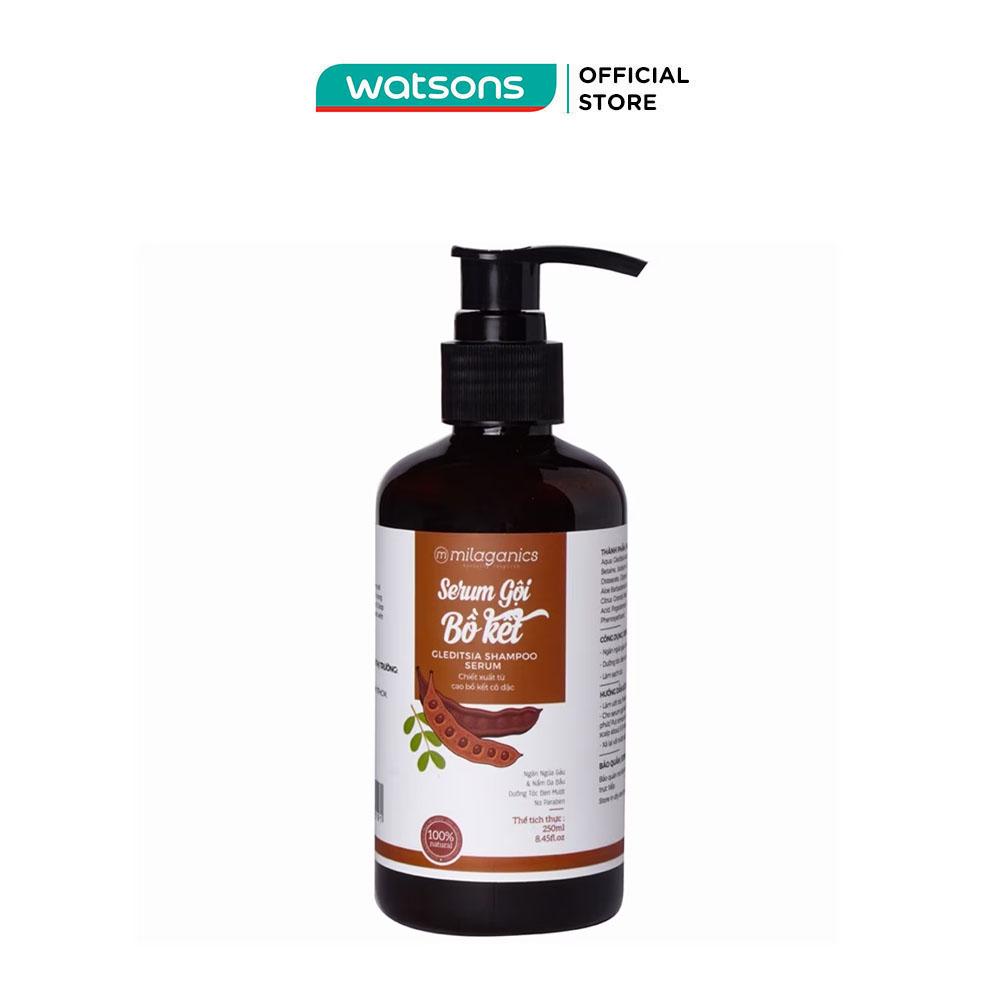 Serum Gội Milaganics Gleditsia Shampoo Bồ Kết Ngừa Gàu và Nấm 250ml
