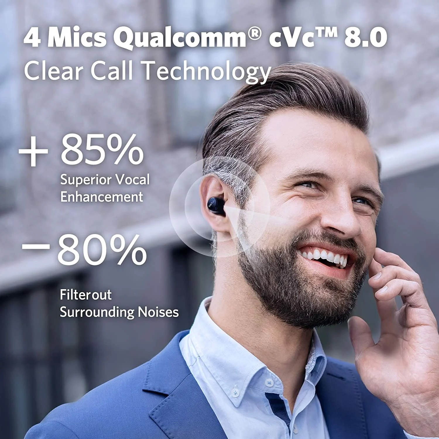 Tai nghe thể thao True Wireless EarFun Free 2S - Hàng chính hãng