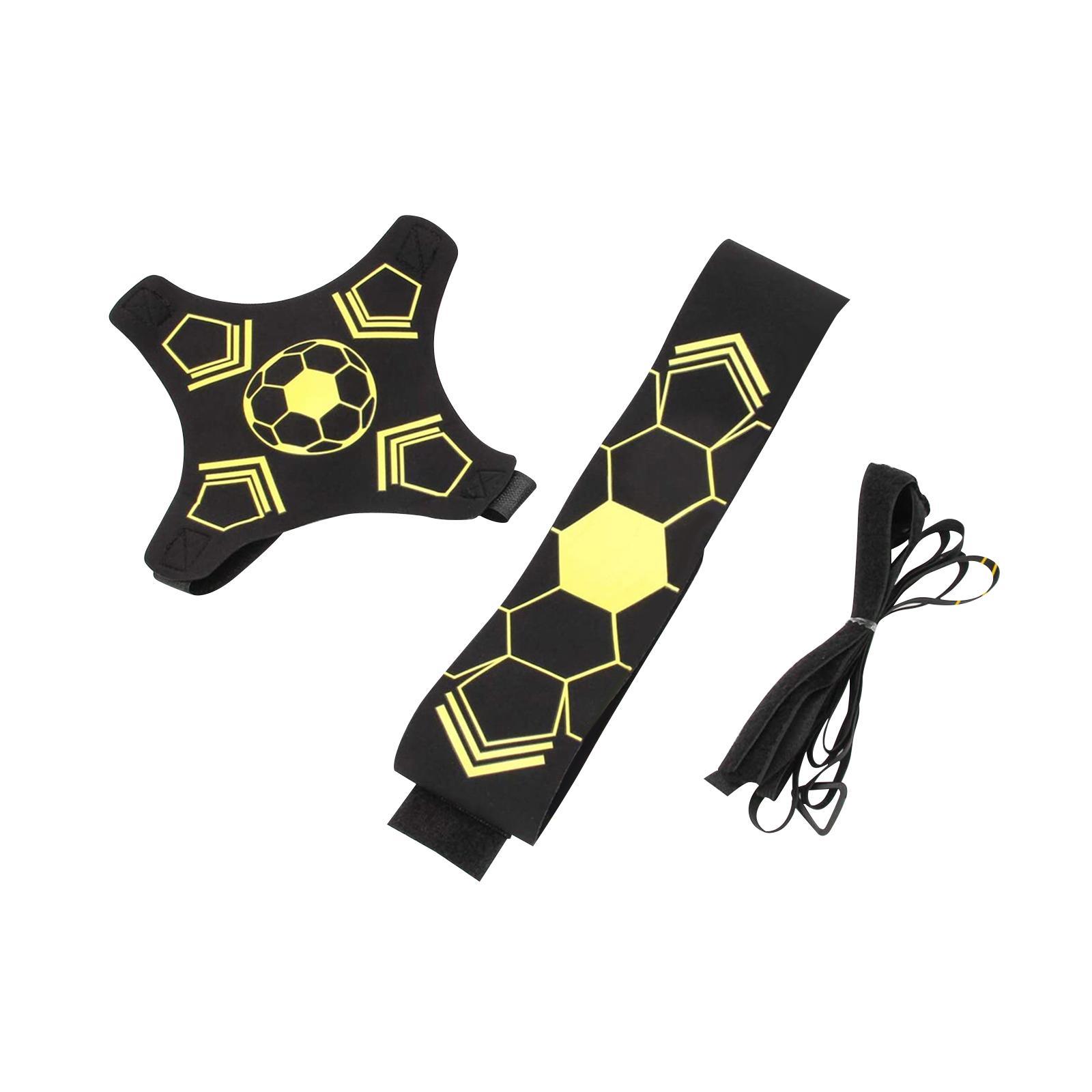 Kick Throw Solo Practice Fits Ball 3, 4,and 5 Game Ball Hands Soccer Trainer