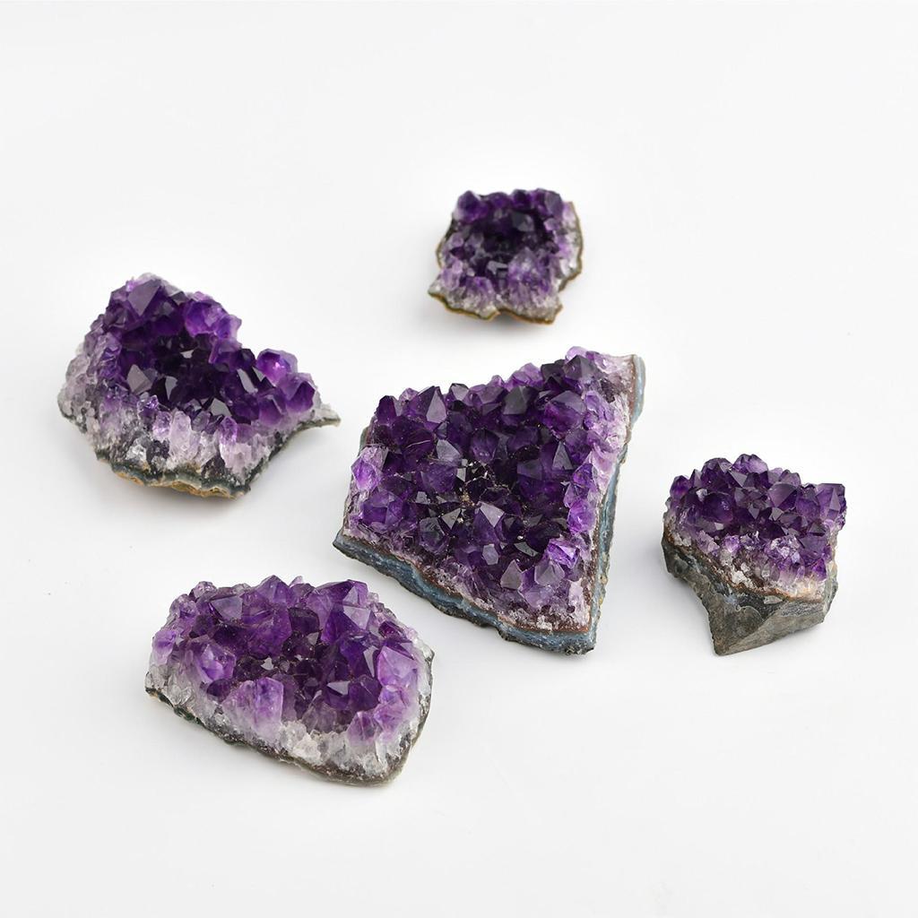 Unique Natural Amethyst Rock Mineral Uruguay for Spiritual Meditation Decor