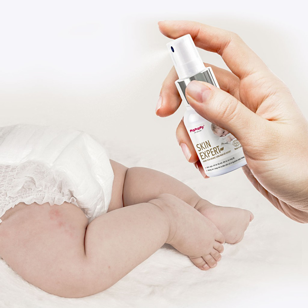 Combo 2 chai xịt kháng khuẩn 50ml Mamamy dùng thay kem hăm xịt nốt muỗi đốt không paraben bảo vệ da an toàn cho trẻ sơ sinh