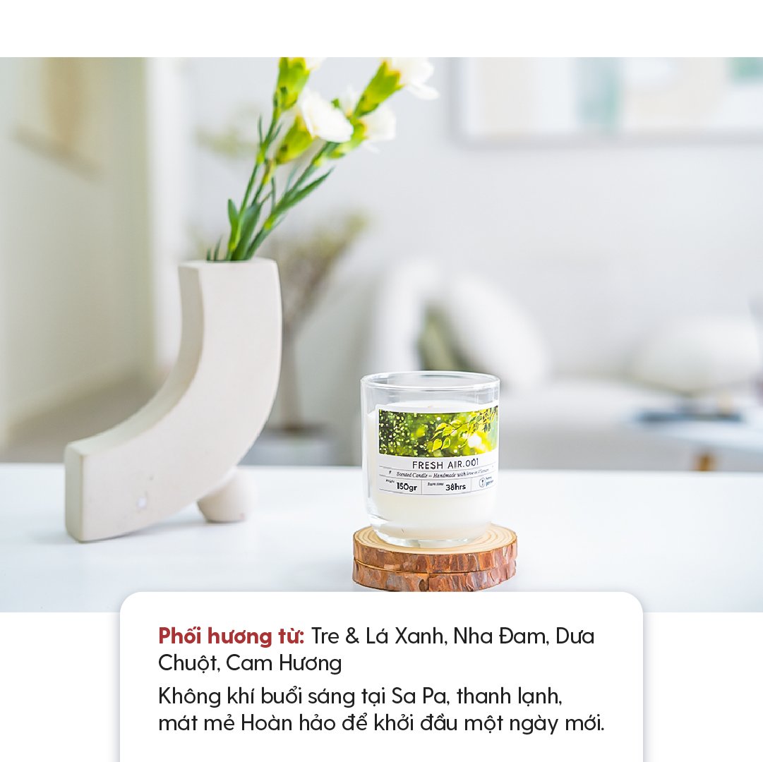 Nến Thơm Thư Giãn Chill & Mùi Hương Dễ Ngủ HENY GARDEN