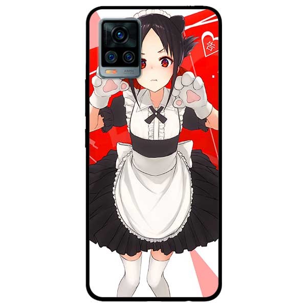 Ốp lưng dành cho Vivo V20 mẫu Cô Gái Mèo