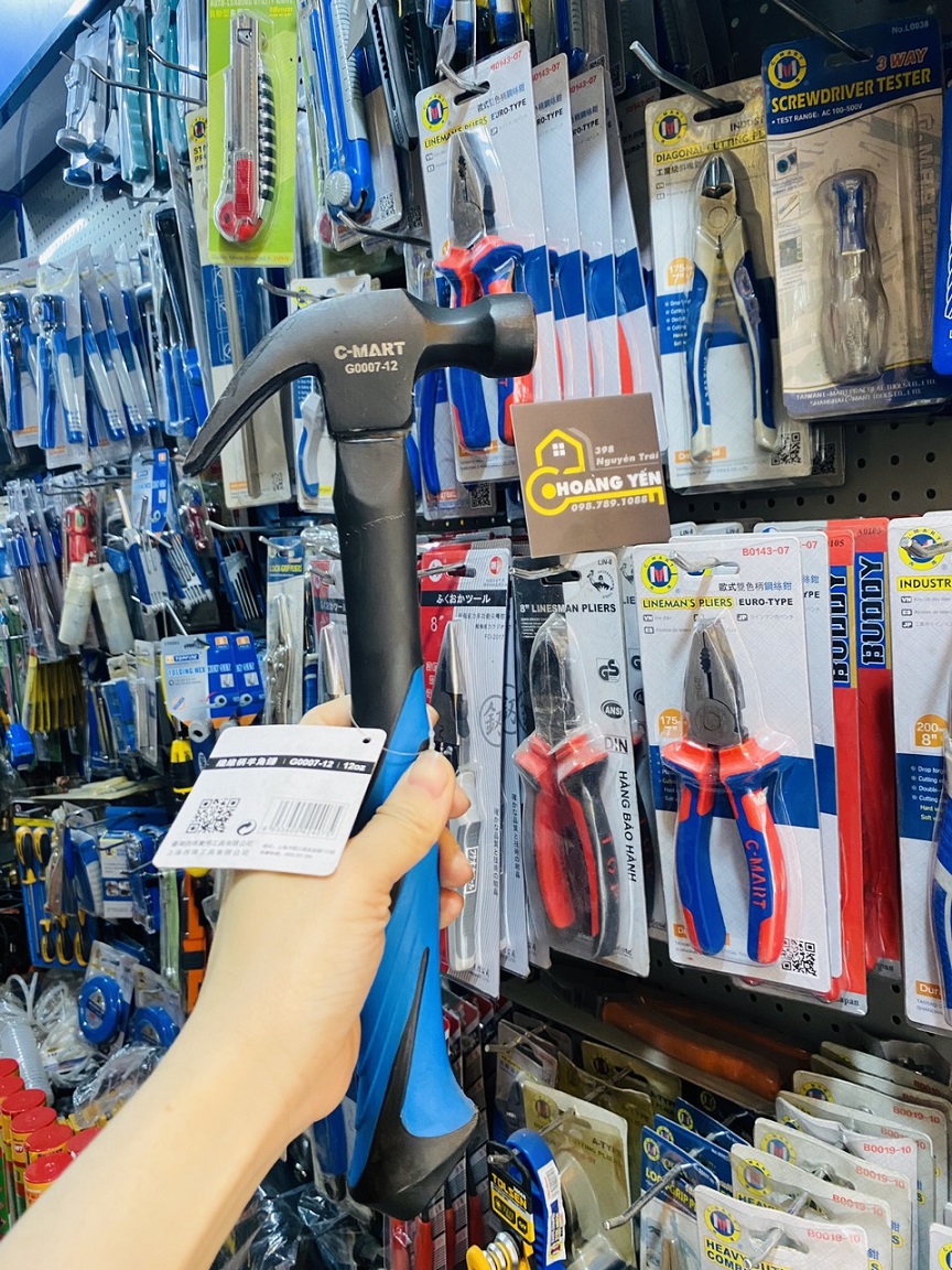 Búa nhổ đinh cán thép C-Mart G0007-12