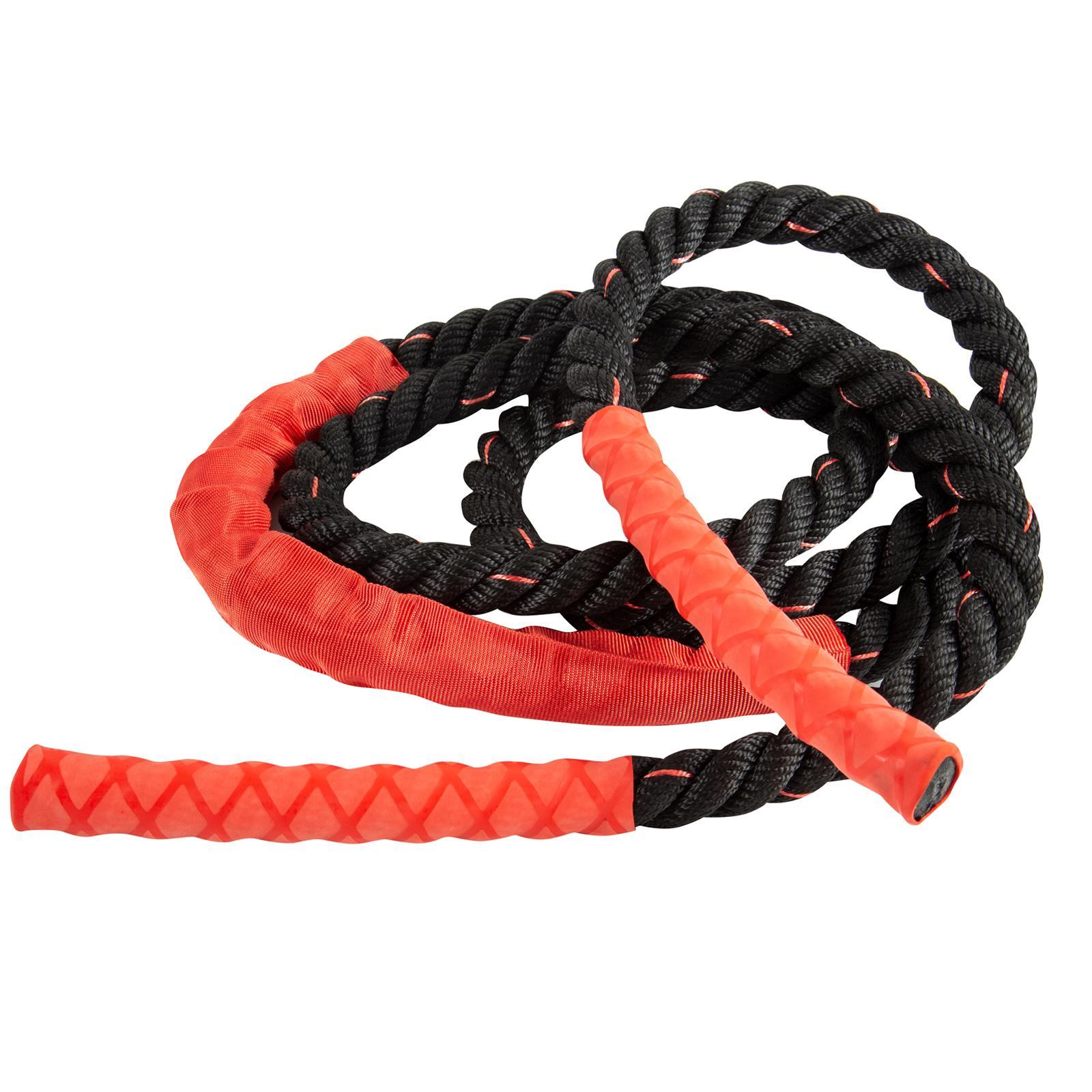Heavy Jump Rope for Fitness, 25mm Weighted Adult Skipping Rope Exercise Battle Rope for Me Women, Body Workout, Power Training Gym Building Muscle