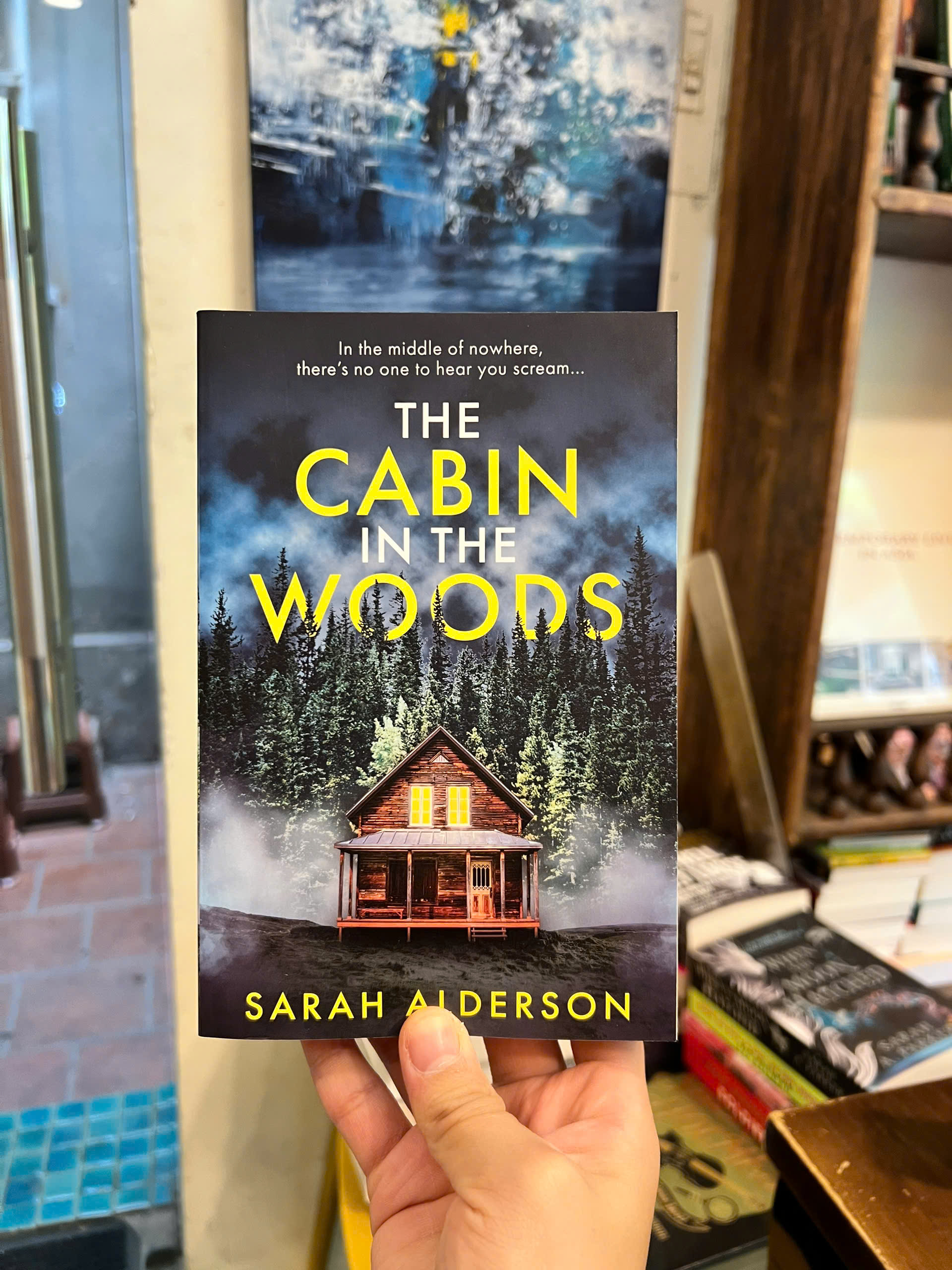 Sách - The Cabin in the Woods by Sarah Alderson | Mystery Thriller / Trinh thám Tiếng Anh/ Ngoại văn