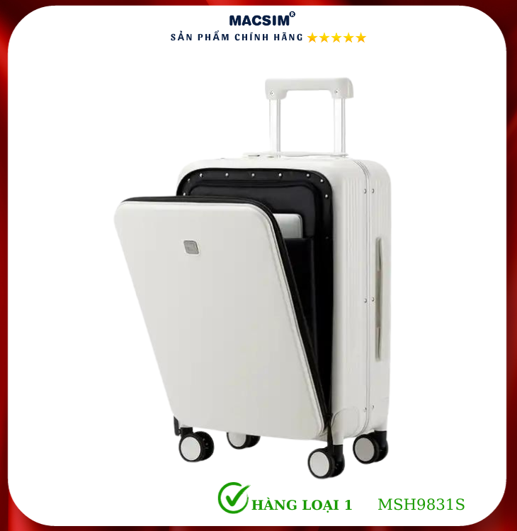 Vali cao cấp Macsim Hanke MSH9831S - Hàng loại 1