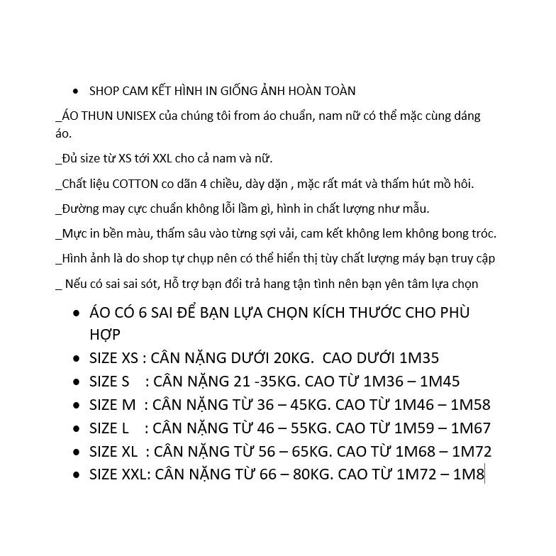 Áo thun nam unisex from rộng tay lỡ chất thun mềm mịn thoáng mát