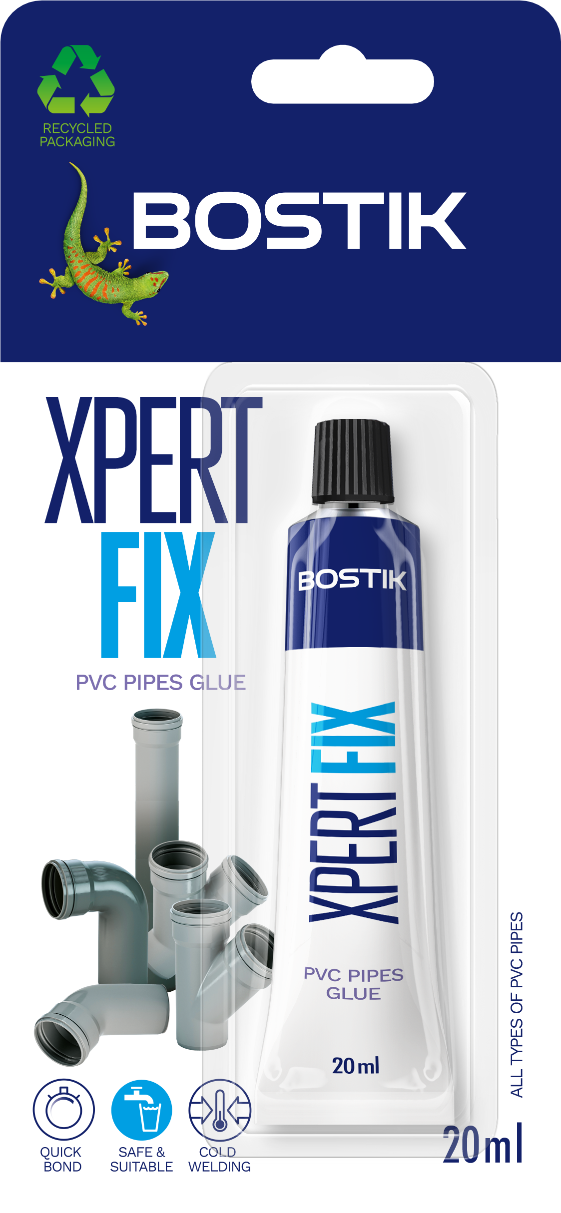 Keo Dán ống nước XPERT đa năng 20mlL -  BOSTIK